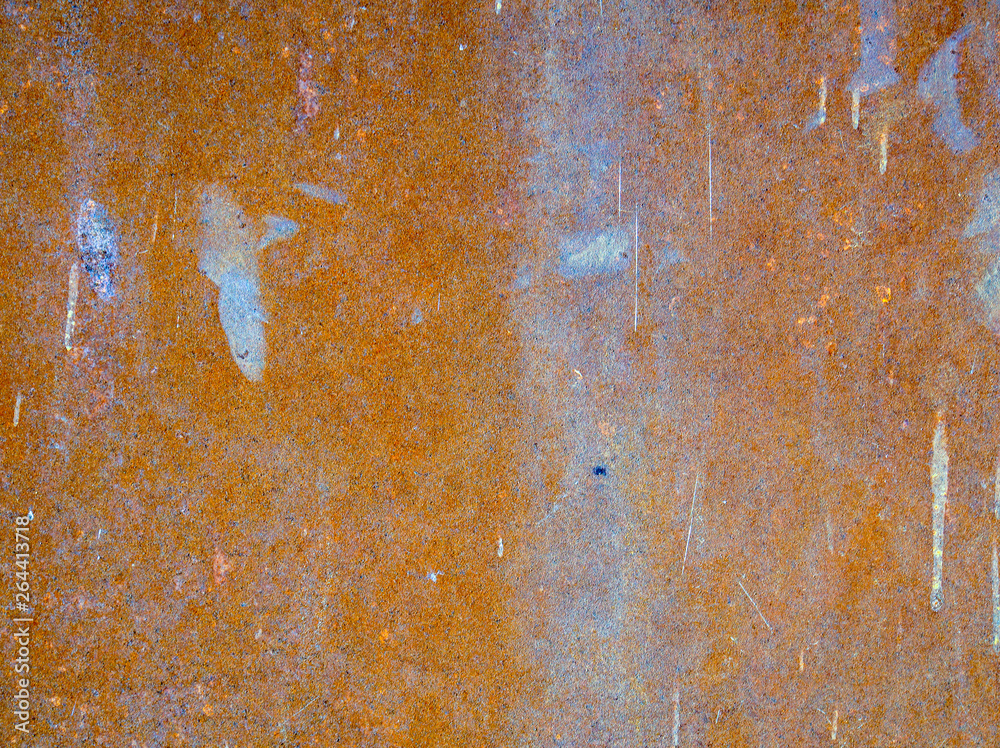 Rusted iron surface.