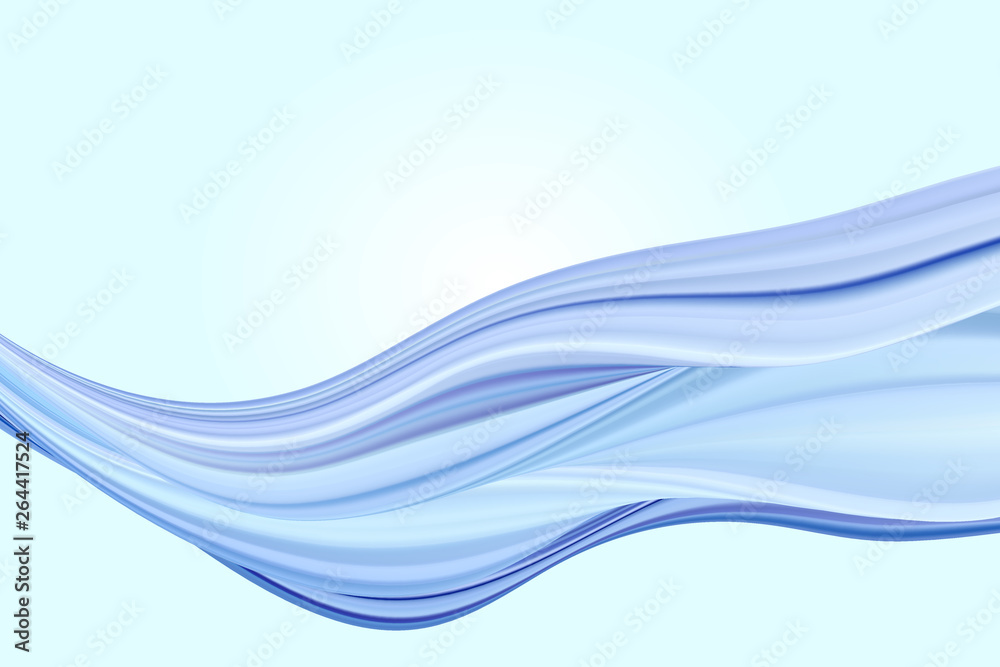 custom made wallpaper toronto digitalAbstract vector background, color flow liquid blue wave for design brochure, website, flyer. Stream fluid. Acrylic paint