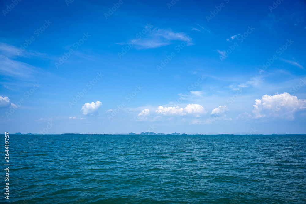 Obraz premium beautiful seascape sky ocean landscape of nature