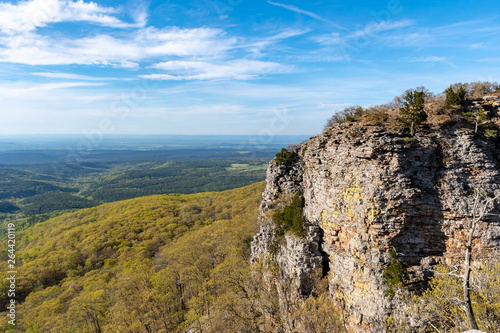 Cliff view in the Ozark mountains, Arkansas