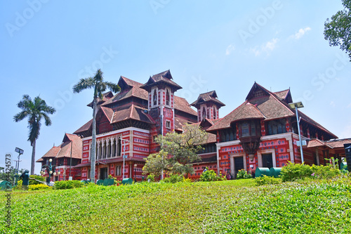 Trivandrum (Thiruvananthapuram), state Kerala, India. History building in. Trivandrum city park (Thiruvananthapuram)  photo