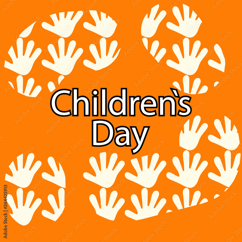 International children's Day, June 1, greeting card. Vector International children's Day, June 1, greeting card. Vector