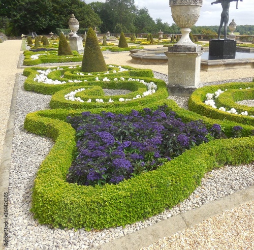 fountain in the garden