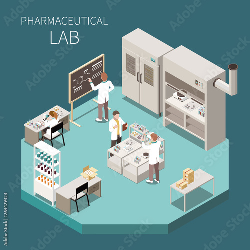 Pharmaceutical Production Isometric Composition