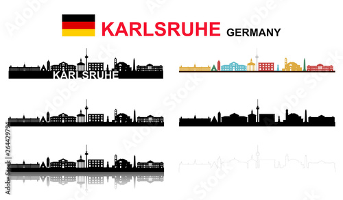 Karlsruhe, großes Set