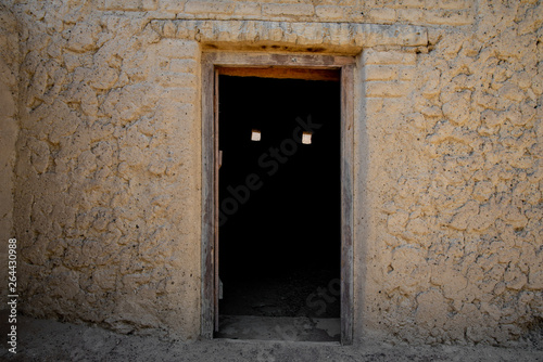 Spooky door, Al Ain Oasis, UAE © Dan Tiégo