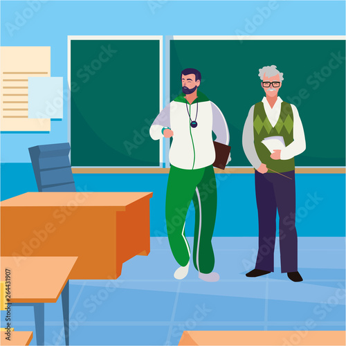 teachers classic and sports in the classroom