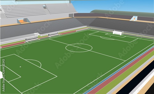 stadium with lines