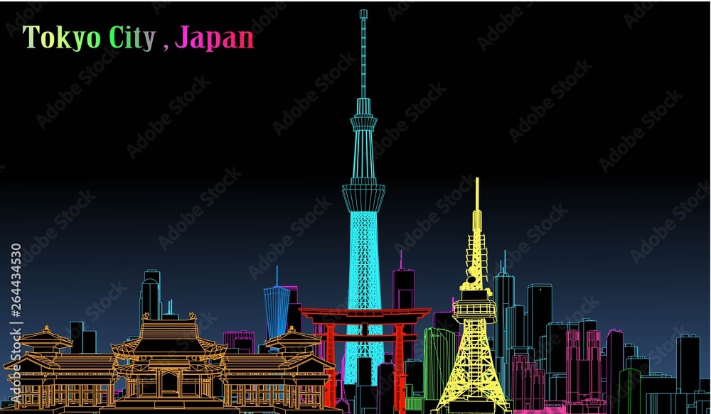 Fototapeta premium tokyo japan city