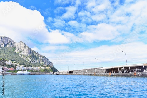 View of Ferry Port Near Capri Island