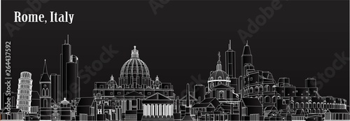 Vector Rome, Italy