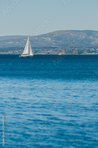 yacht in sea