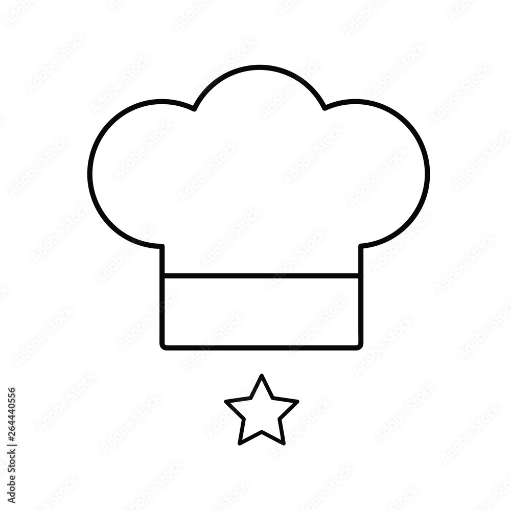 chef star logo icon vector chef star logo icon vector