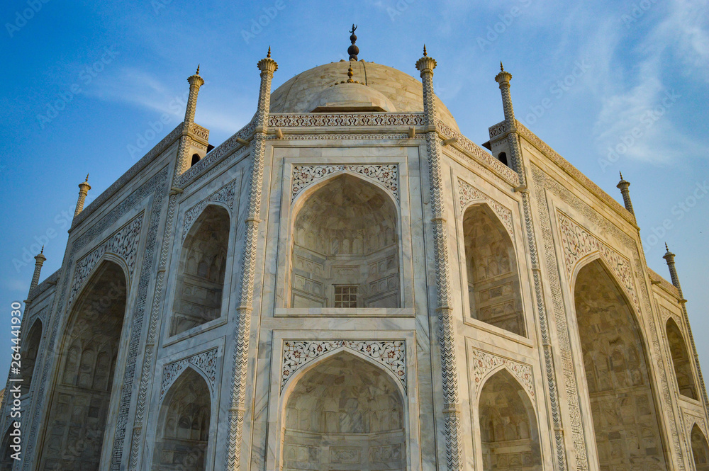 The famous Taj Mahal, one of the seven wonders. 