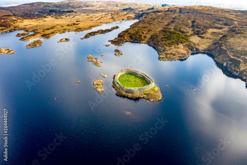 Aerial view of Doon Fort by Portnoo - County Donegal - Ireland photo