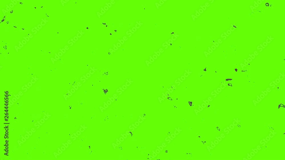 Animated old film effect on green screen loop edited frame by frame 4k