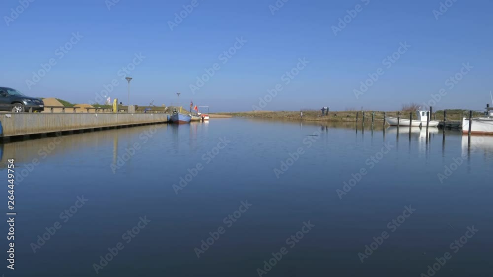 Calm water in small harbour Calm water in small harbour