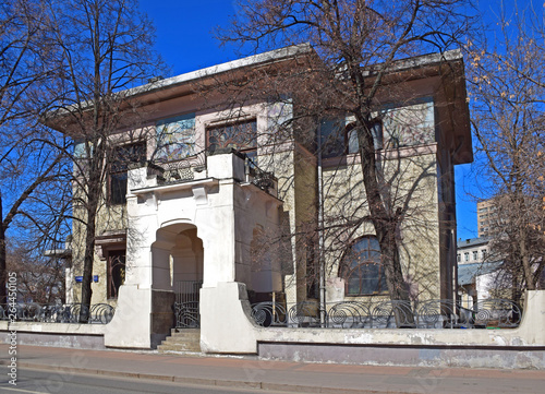 Photography The former mansion, entrepreneur Stepan Ryabushinsky, was built in the Art Nouveau style by the architect Fedor Shekhtel in 1900-1903