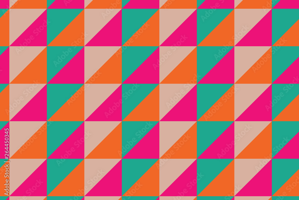 Seamless Pattern with triangles