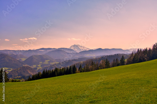 Ötscher Berg in den Österreichischen Alpen