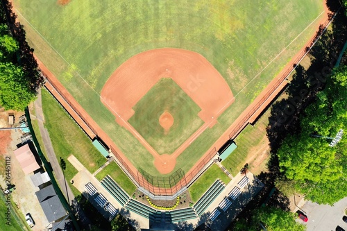 baseball field from above