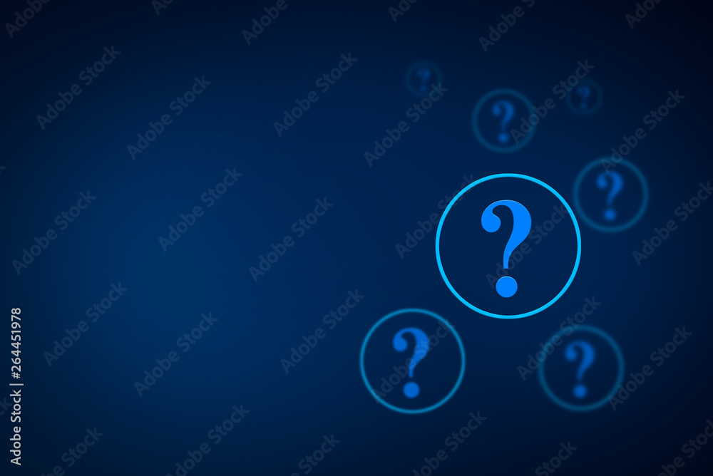 Question mark concept