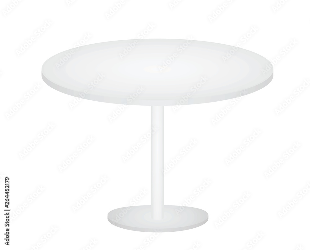White table. vector illustration White table. vector illustration