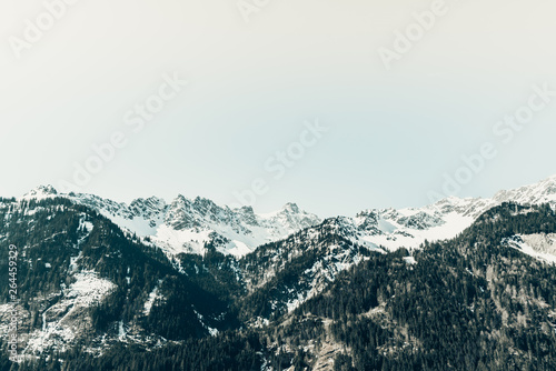 Mountain landscape in the Bavarian Alps