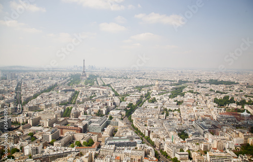 Panorama of Paris from Montparnase Tower, France. © dragan1956