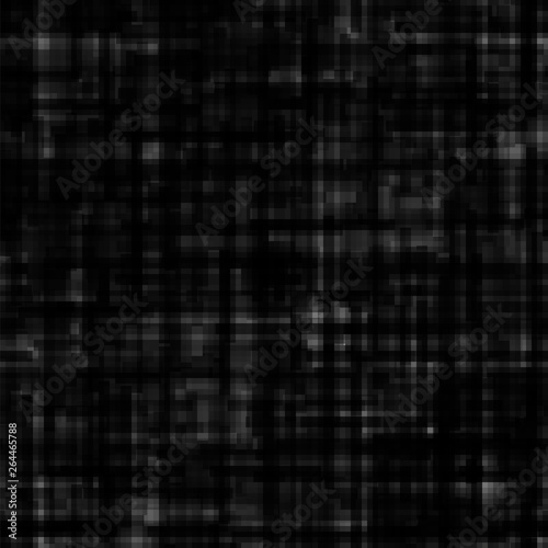 Abstract black grunge background. Digital texture in techno style. Seamless vector pattern.