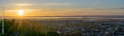 Sonnenaufgang über Bad Nauheim Panorama