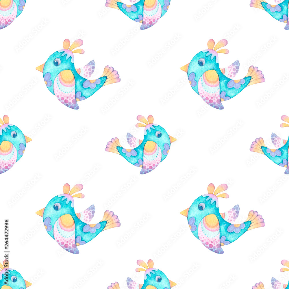 pattern with decorative birds 9 pattern with decorative birds 9