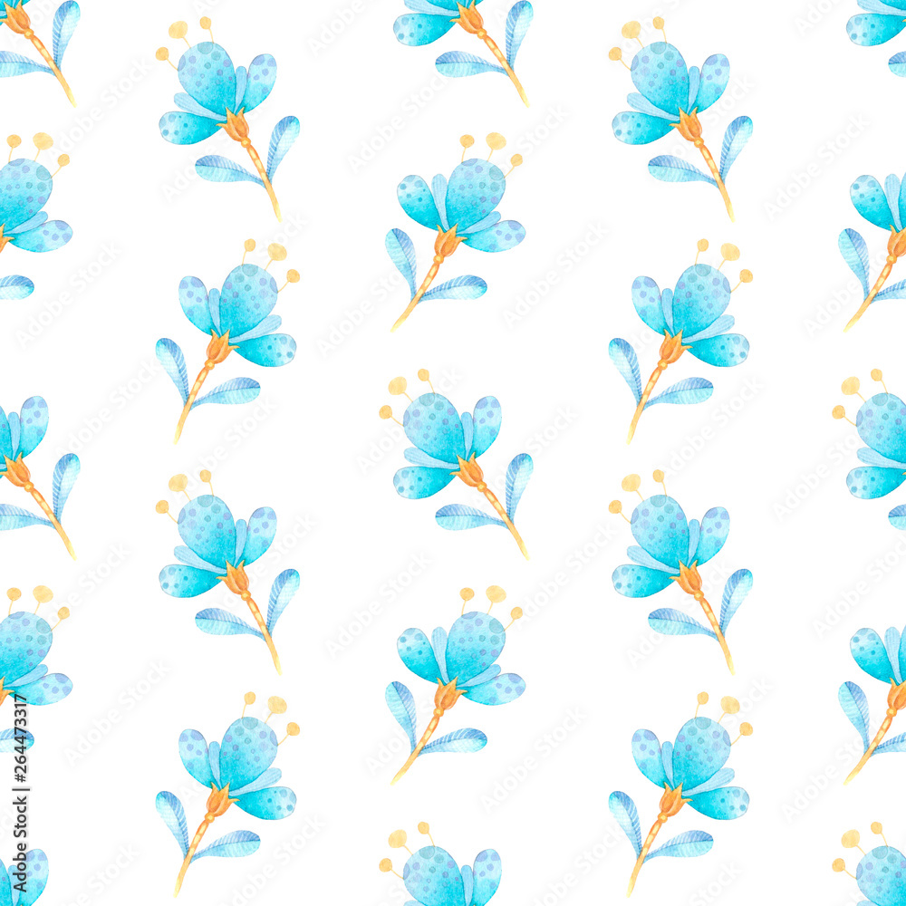 pattern with decorative flowers 1 pattern with decorative flowers 1