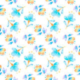 pattern with decorative flowers 5