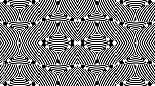 Obraz na plátně Seamless pattern with hypnotic trance texture