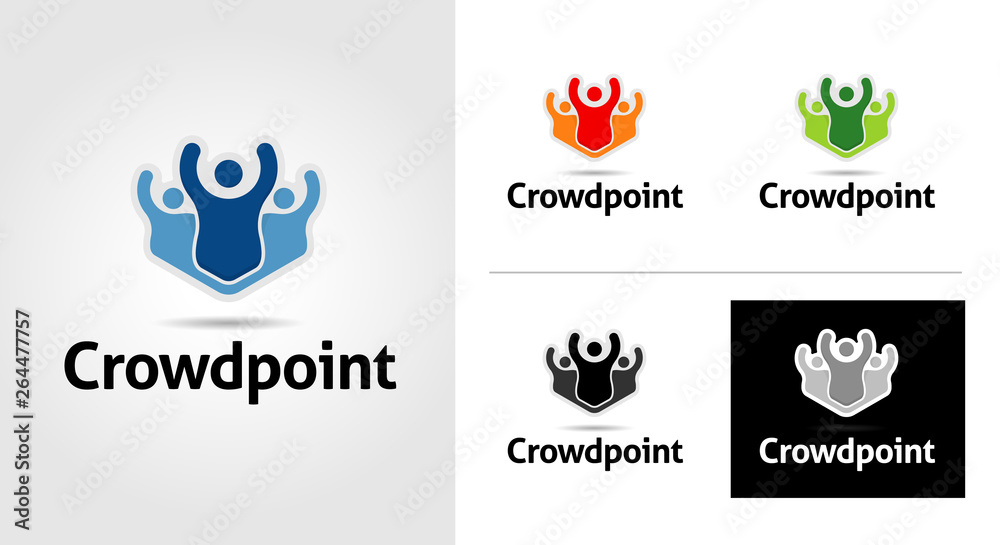 Crowd Logo Template Set Crowd Logo Template Set