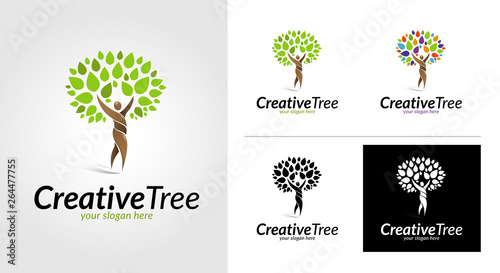 Creative Tree Logo Template Set