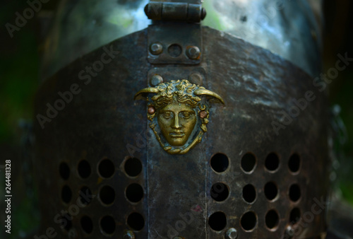 Gladiator metal helmet