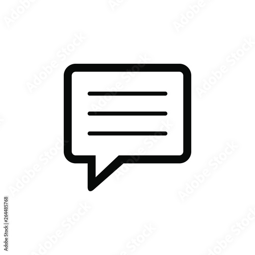 Chat Bubble. This icon use for admin panels, website, interfaces, mobile apps