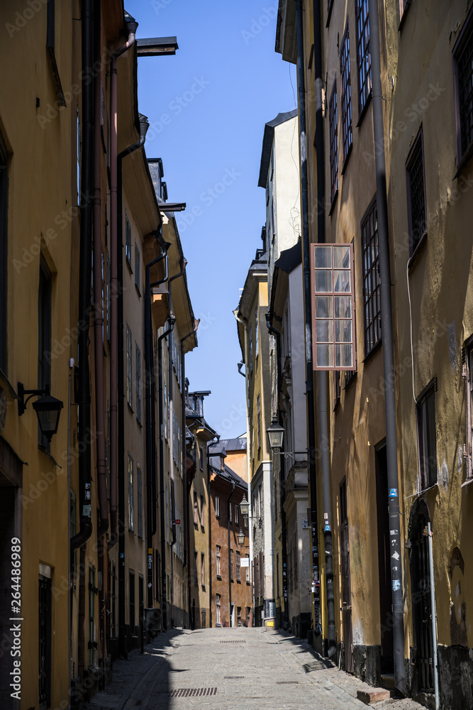 old street in stockholm