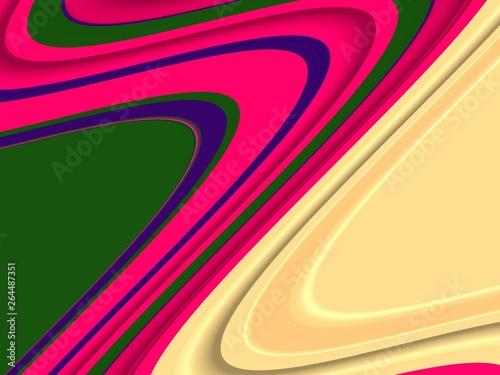 Colorful vivid abstract lines in movement, waves like shapes, background