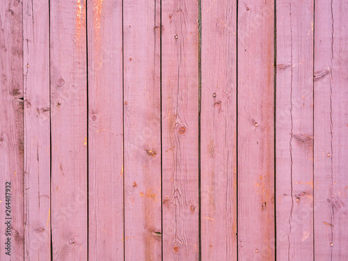 Wooden painted surface. Narrow slats.