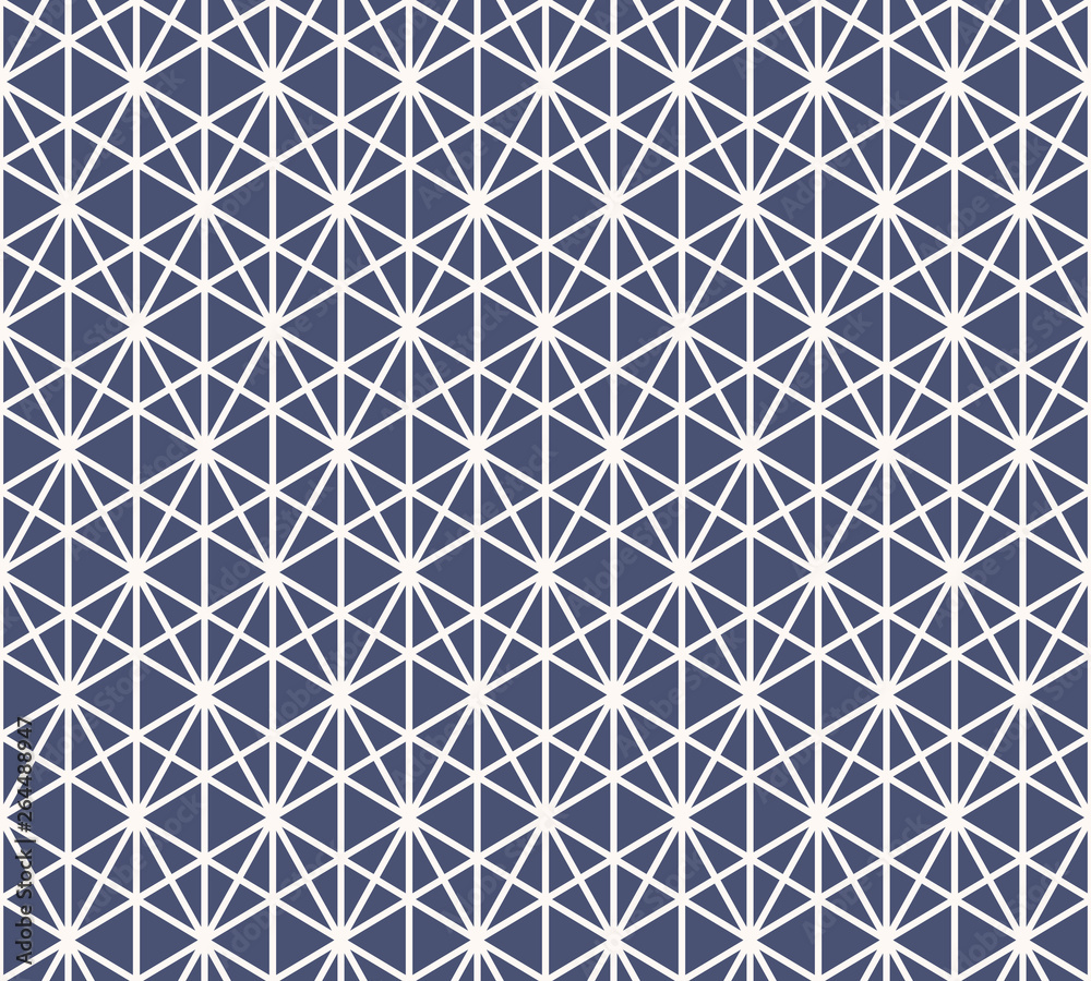 Triangles seamless pattern. Vector abstract blue and white geometric texture Triangles seamless pattern. Vector abstract blue and white geometric texture