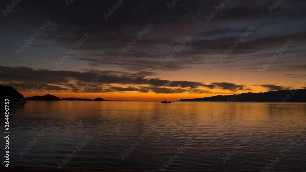 Water rippling at sunrise at Gulf of Cortez / Bahia San Luis Gonzaga, Baja California Norte, Mexico Water rippling at sunrise at Gulf of Cortez / Bahia San Luis Gonzaga, Baja California Norte, Mexico