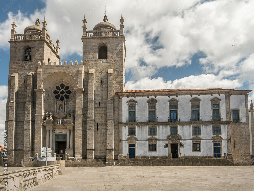 Romanesque Cathedral of Porto, Portugal
