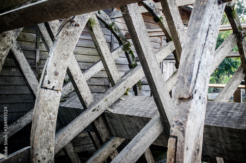 Old river mill details