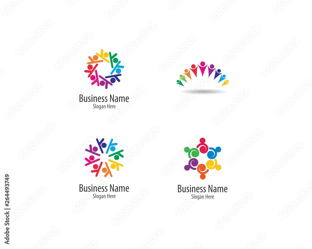 Community logo vector icon Community logo vector icon
