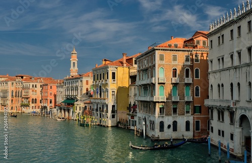 Canal Grande, Accademia's bridge. Venice, Italy.