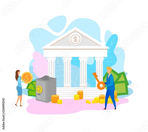 Banking, Capital Investment Vector Illustration