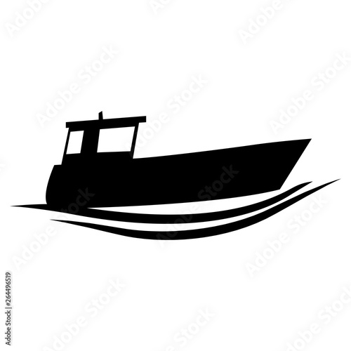 Isolated boat icon image. Vector illustration design